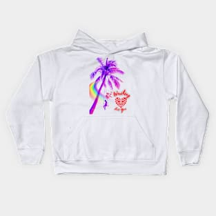 Girl Waiting For You Kids Hoodie